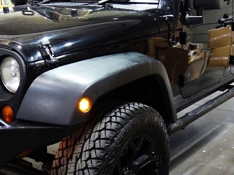 How to install LED Side Marker Lights For 2007-2015 Jeep Wrangler JK