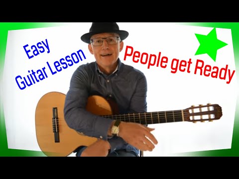 How to play People Get Ready guitar lesson Curtis Mayfield