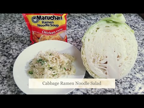 Cabbage Ramen Noodle Salad Recipe | It's Great !