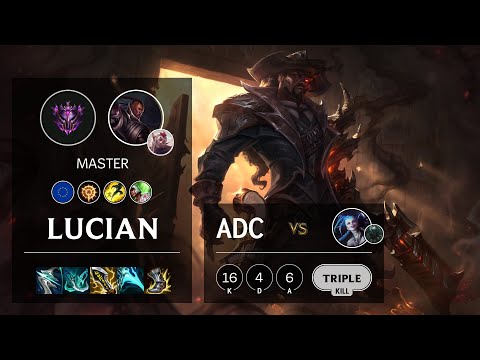 Lucian ADC vs Jinx - EUW Master Patch 11.8
