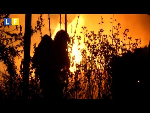 Laube in Leipzig-Thekla erneut in Flammen