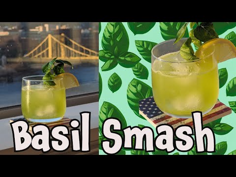 Basil Smash Cocktail