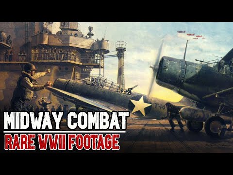 The Full Battle of Midway: Rare Combat Footage of Carrier Battles | WW2 Documentary