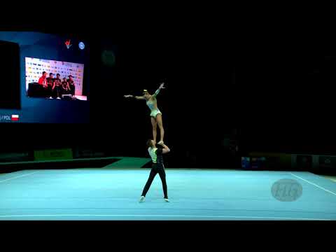 Poland (POL) - 2018 Acrobatic Worlds, Antwerpen (BEL) - Combined  Mixed Pair