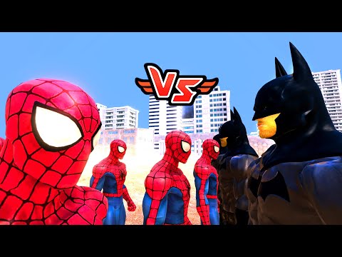 10.000 ÖRÜMCEK ADAM VS 10.000 BATMAN 😱 - UEBS