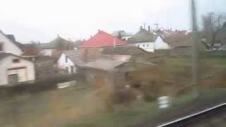 Romania to Hungary by train.
