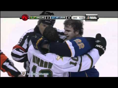Steve Ott vs Barret Jackman Dec 26, 2011