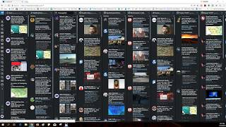 Organizing Tweetdeck Columns during Weather Events