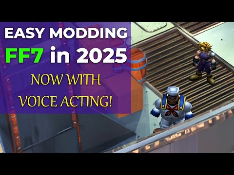 How to MOD FF7 in 2025 | Modding Tutorial - Voice Acting, Widescreen & More!