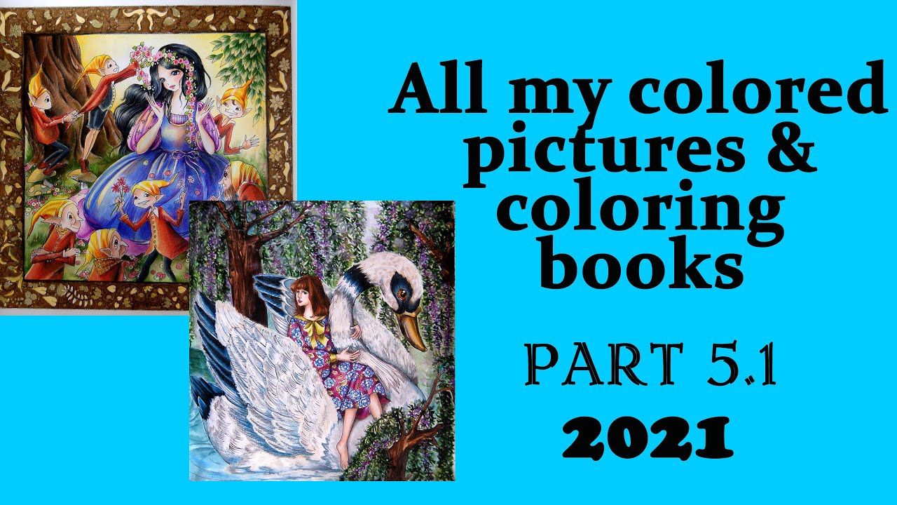 Part 5.1 Mysterious Library, T.Tashiro books  All pictures and #coloring books '21#adultcoloring