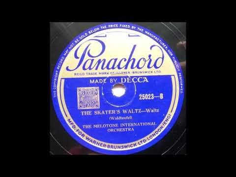 The Melotone international orchestra - The skater's waltz (1931)