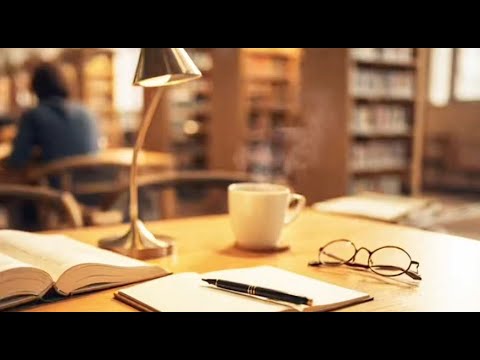 2 Hours of Library Ambience for Study & Focus — Page Turning, Writing, Chair Sounds | Study With Me