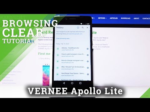 How to Clear Browsing Data in VERNEE Apollo Lite – Wipe Browsing History