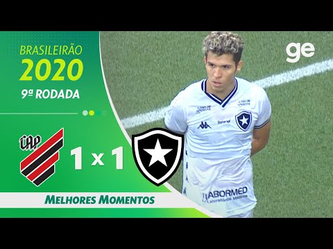 Gols e lances de Athletico-PR x Botafogo