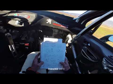 CoDriver POV Tommaso Balliana-David Granziera 26^ Prealpi Master Show 2025 Peugeot 208 Rally4/R2 PS2