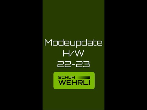 Modeupdate Herbst 2022 Schuh Wehrli