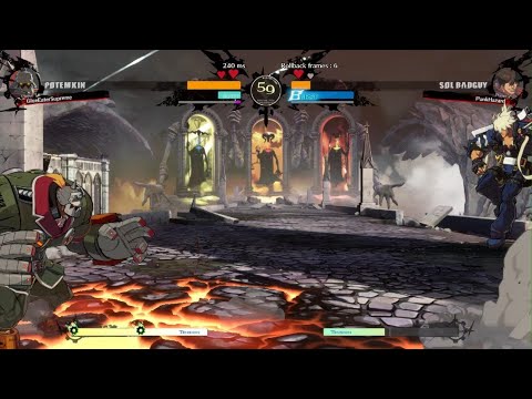 Sol Badguy experiences the matchup