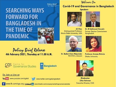 Searching the Ways Forward for Bangladesh in the Time of Pandemic: Covid-19 and Governance in BD