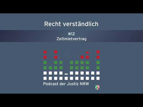 Recht verständlich - Zeitmietvertrag
