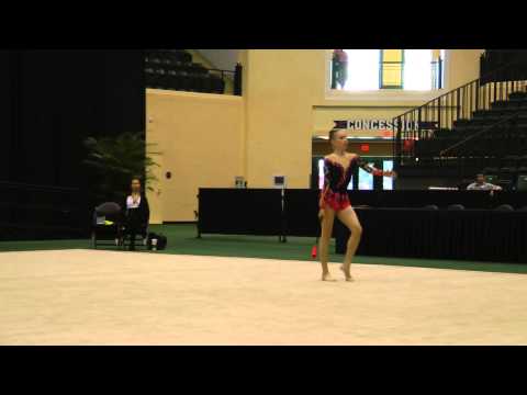 Alexandra Ladan - Clubs Finals - 2013 U.S. Rhythmic Championships