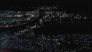 preview picture of video 'Khartoum at night from above'