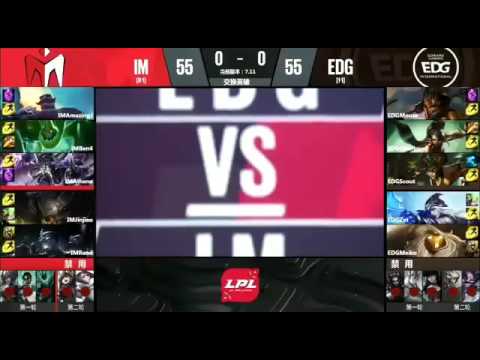 EDG vs IM Highlights Game 1 LPL SUMMER 2017 Edward Gaming vs I May W2D1