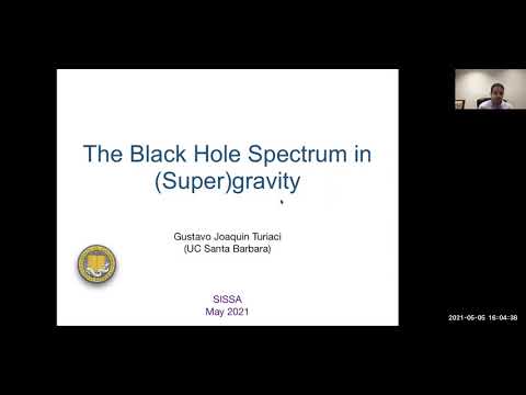 Gustavo Joaquin Turiaci - The black hole spectrum in (super)gravity, 05/05/2021
