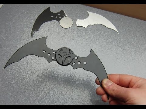 Real-Life Lucius Fox Makes Flip-Open Batarangs