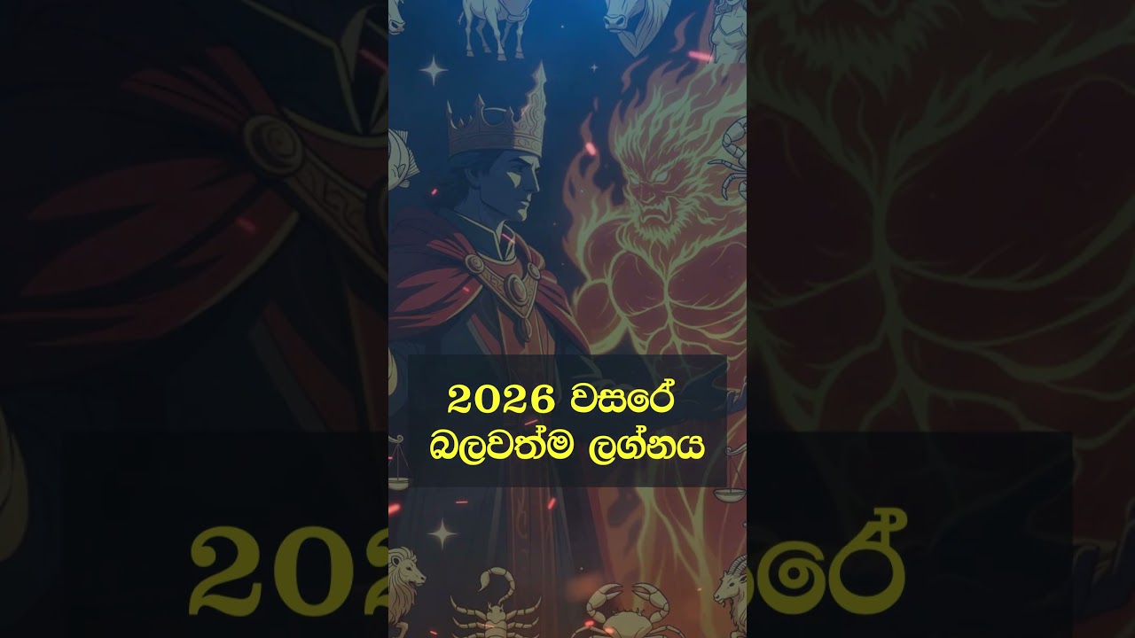 2026 වසරේ බලවත්ම ලග්නය #shorts #lagna #viral