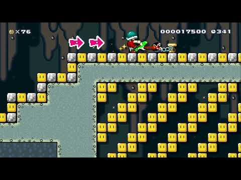 8-3 ものものしい　ジオフロント　The Geo Front by ローラン - SUPER MARIO MAKER - NO COMMENTARY 1ax