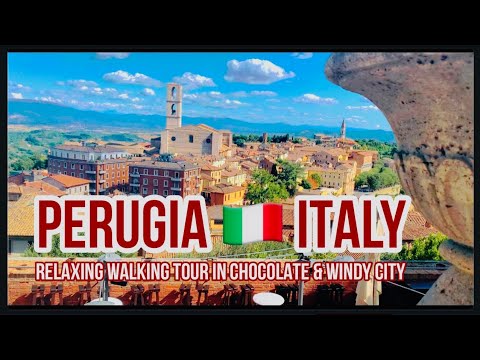 RELAXING SUNDAY IN PERUGIA - ITALY || WALKING TOUR