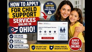 How to apply for child support services online in Ohio