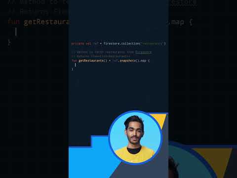 Firestore realtime updates with Kotlin Flows in Android #Shorts