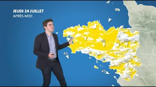 Illustration de l'actualité La météo de votre jeudi 24 juillet 2025