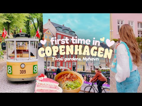 24 hours in COPENHAGEN 🎀 Tivoli Gardens, Walt Disney's INSPIRATION! delicious foods & Nyhavn