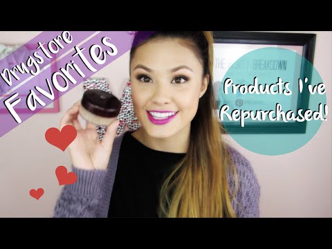 My American / Western Drugstore Favorites! Beauty Product I've Repurchased Video