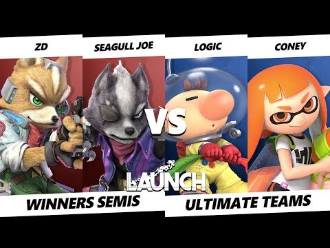 Launch Smash Ultimate Teams -  ZD & Seagull Joe VS  Logic & Coney - Winner's Semis