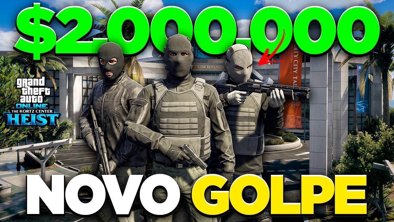 Fiz o novo Golpe The Kortz Center Heist no GTA Online e me Surpreendi!