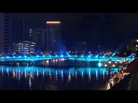 Pasig River's EPIC Light Show on Jones Bridge! | Pasig River Esplanade Update!