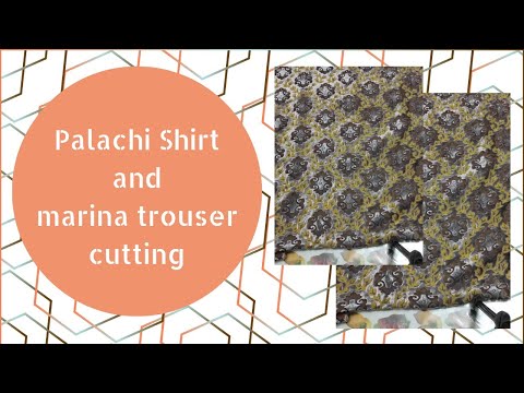 Palachi shirt with Marina trouser  cutting part|arts and crafts by zahida