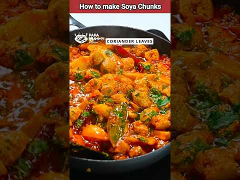 How to make a soya chunks sabji