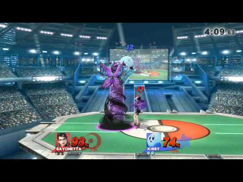 bayonetta vs kirby agarres