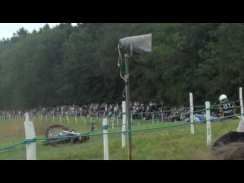 British masters grass track rhode minnis bad crash