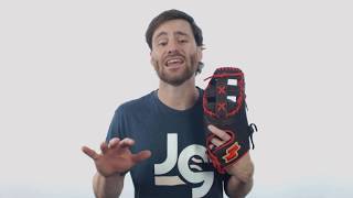 Video thumbnail: SSK Red Line 12.5" First Base Mitt: S20RLFB
