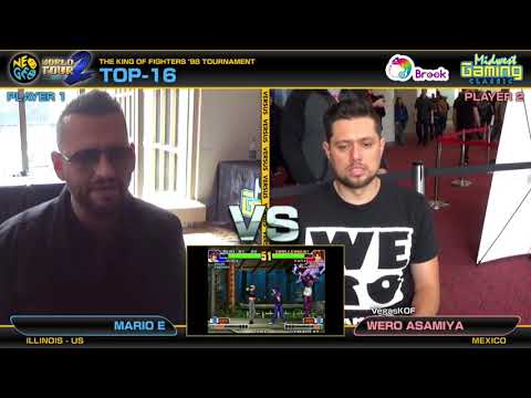Wero Asamiya vs Mario E - KOF '98 Neo Geo World Tour Season 2 Milwaukee Stop Winners Round 2