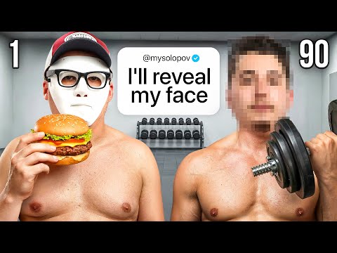 If He Loses Weight in 90 Days, He Will Reveal His Face