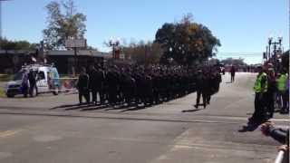 preview picture of video 'Crestview High School JROTC Marching in Veteran's Day Parade 2012'