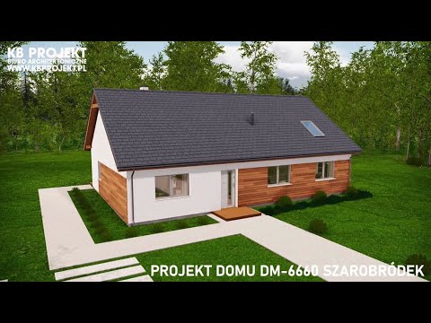 Projekt domu Szarobródek DM-6660 | KB Projekt