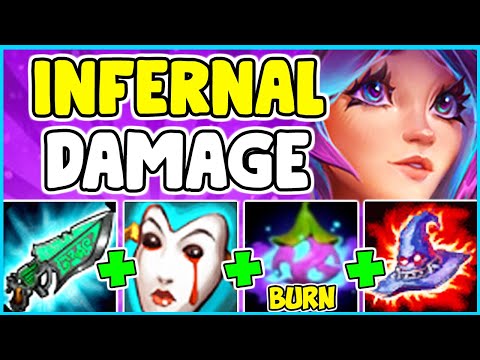 PRESS W AND DELETE PEOPLE AT FULL HP! MAX BURN LILLIA IS 100% BROKEN - League Of Legends