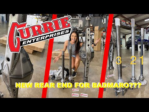 We got NEW rear end for Badmaro! BIG upgrades from Currie!
